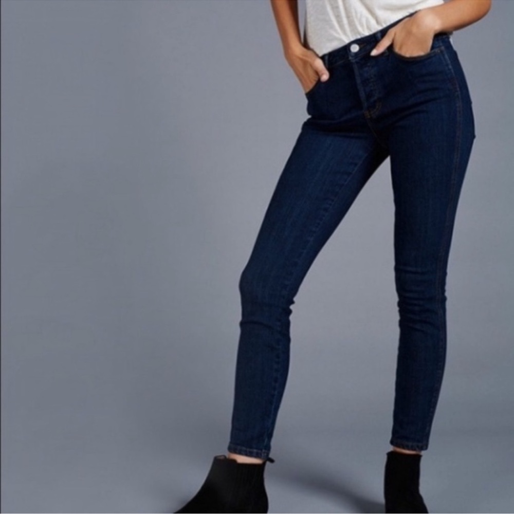 Free People Hi-Rise Skinny Jeans